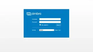 Zimbra screenshot