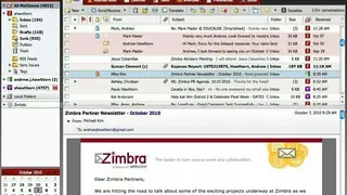 Zimbra Desktop screenshot