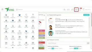 ZingHR screenshot