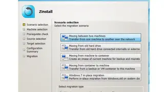 Zinstall Backup screenshot