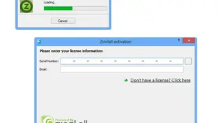 Zinstall XP7 screenshot
