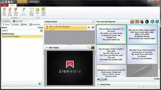 ZionWorx screenshot