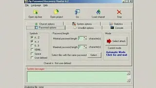 Zip Password Recovery Master screenshot