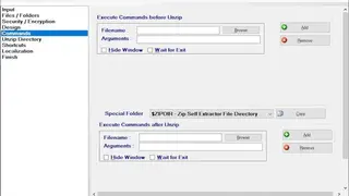 ZIP Self Extractor Maker screenshot