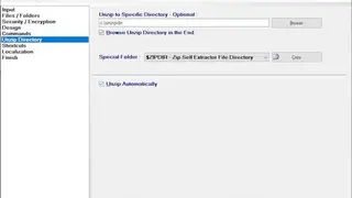 ZIP Self Extractor Maker screenshot