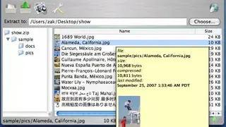 Zipeg screenshot