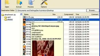 Zipeg screenshot