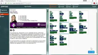 Zippysig screenshot