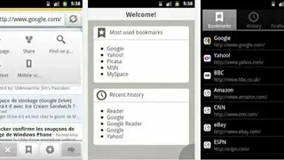 Zirco Browser screenshot