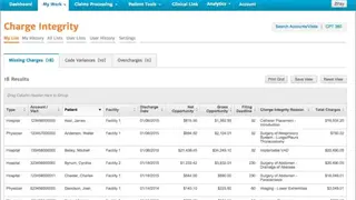 ZirMed screenshot