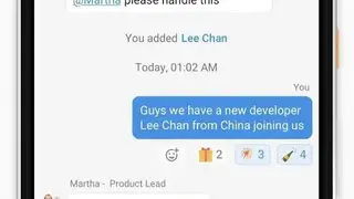 Zoho Cliq screenshot
