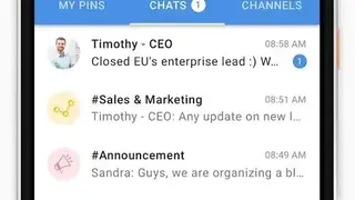 Zoho Cliq screenshot