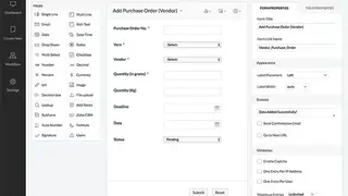 Zoho Creator screenshot
