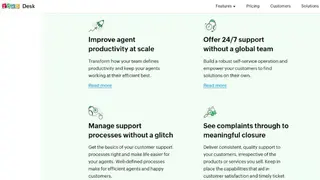 Zoho Desk screenshot