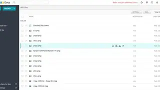 Zoho Docs screenshot