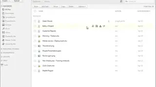 Zoho Docs screenshot