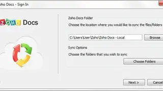 Zoho Docs screenshot