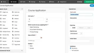 Zoho Forms screenshot