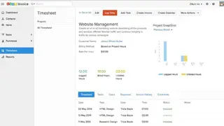 Zoho Invoice screenshot