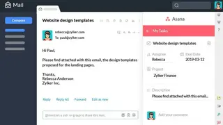 Zoho Mail screenshot