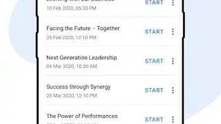 Zoho Meeting screenshot