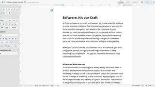 Zoho Office Suite screenshot