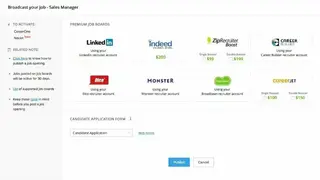 Zoho Recruit screenshot