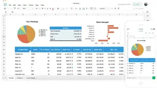 Zoho Sheet screenshot