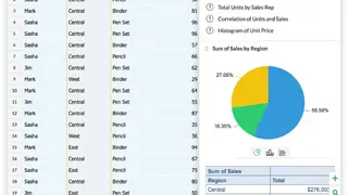 Zoho Sheet screenshot
