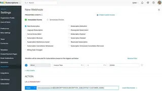 Zoho Subscriptions screenshot