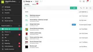 Zoho WorkDrive screenshot