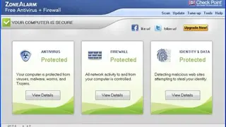 ZoneAlarm AntiVirus screenshot