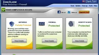 ZoneAlarm AntiVirus screenshot