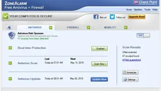 ZoneAlarm Basic Firewall screenshot