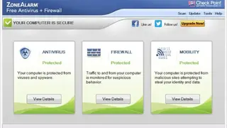 ZoneAlarm Basic Firewall screenshot
