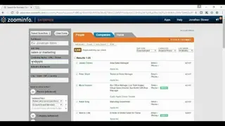 ZoomInfo screenshot