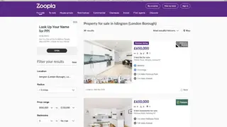 Zoopla screenshot