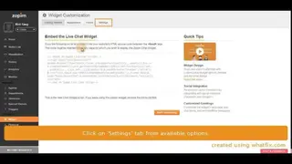 Zopim Chat screenshot
