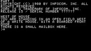 Zork I the Great Underground Empire screenshot
