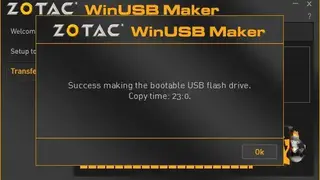 ZOTAC WinUSB Maker screenshot