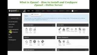 ZPanel screenshot