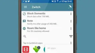 Zwitch – Data Manager (Save data and stay private) screenshot