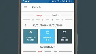Zwitch – Data Manager (Save data and stay private) screenshot
