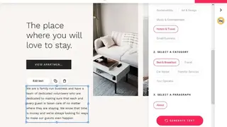Zyro screenshot