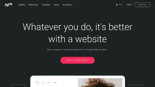 Zyro screenshot