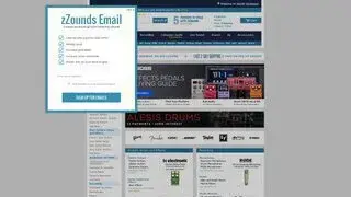 Zzounds screenshot