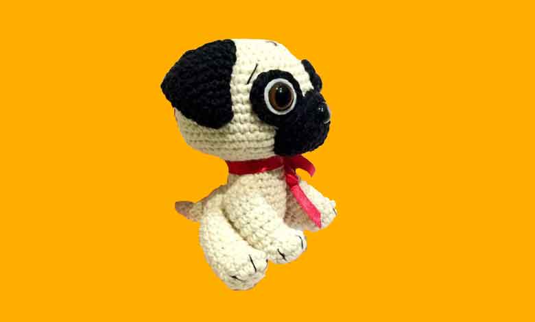 Baby Pug Dog Free amigurumi pattern