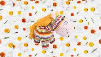 Rainbow pony amigurumi pattern