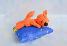 Sleeping fox amigurumi pattern